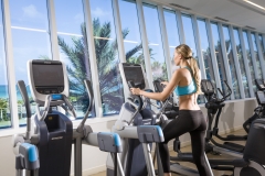 Lifestyle_Person-on-Cross-Trainer_View-of-Beach