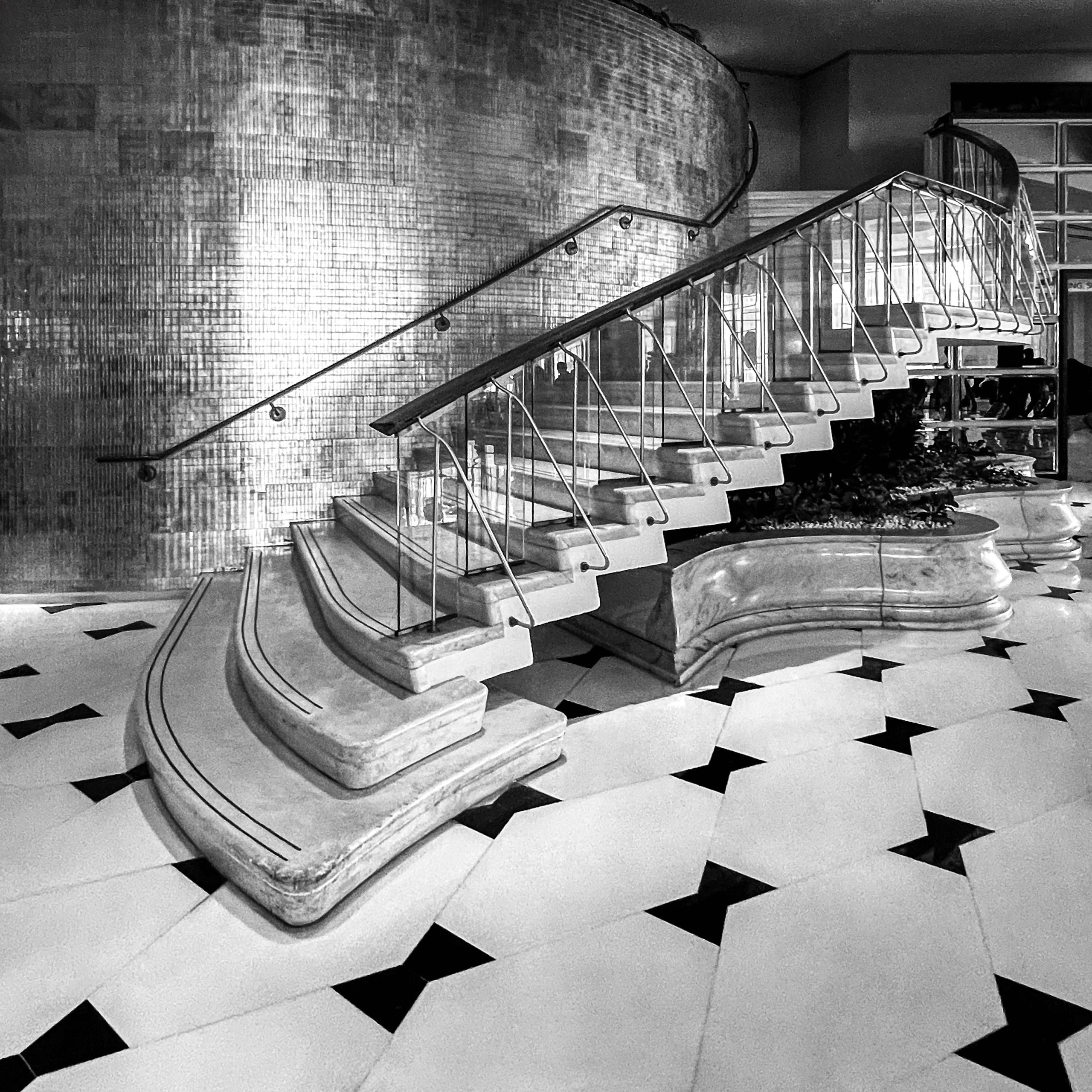 Fontainebleau Speakeasy above the Staircase to Nowhere